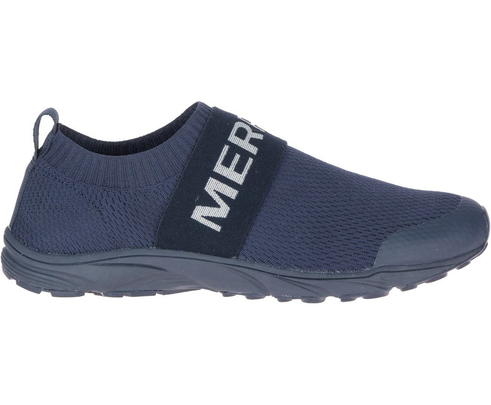 Merrell Barefoot Sko Herre - Tirana Laceless - Mørkeblå - QUV871064
